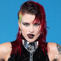 KLEOPATRA-HALSKETTE AUS EDELSTAHL (D: 11 CM)