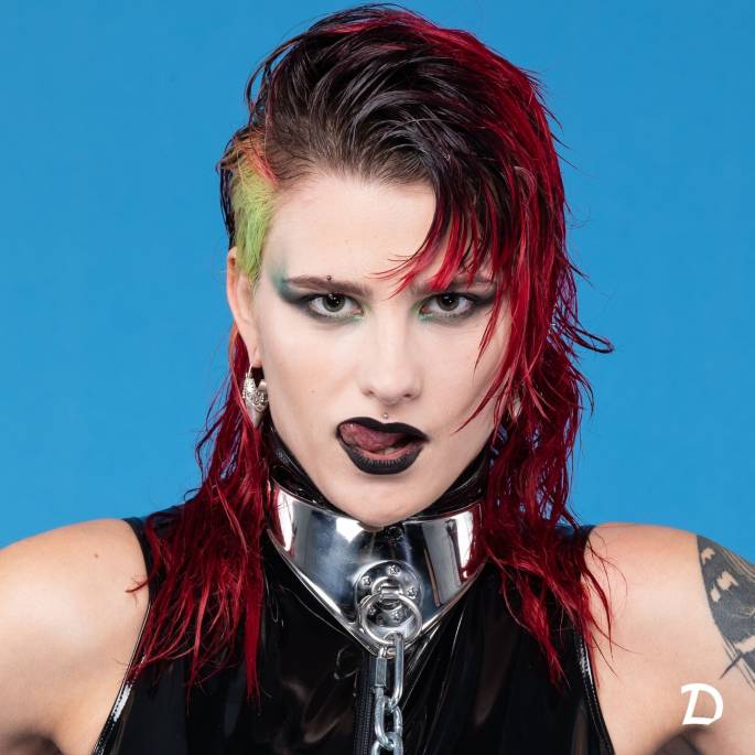 KLEOPATRA-HALSKETTE AUS EDELSTAHL (D: 11 CM)