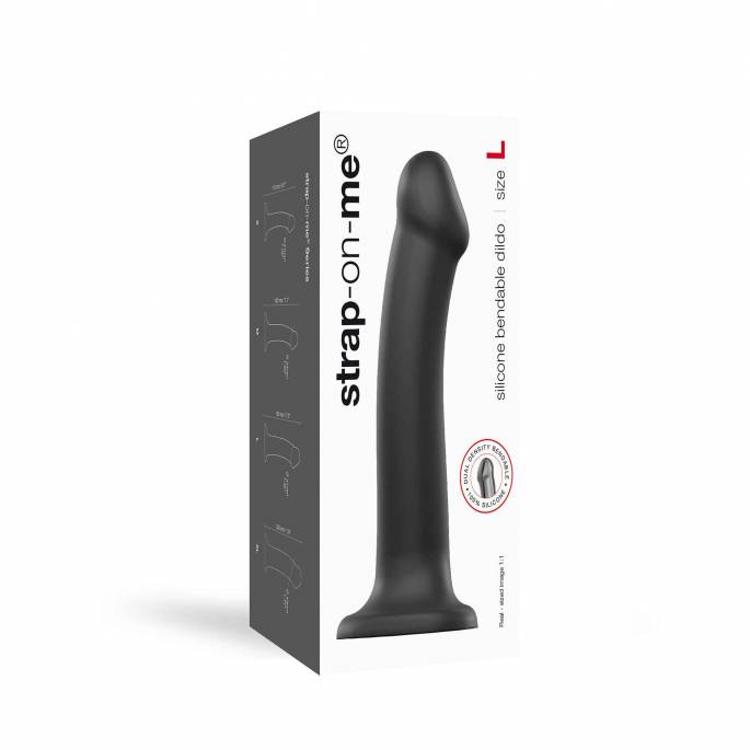 DILDO BENDABLE NOIR TAILLE L