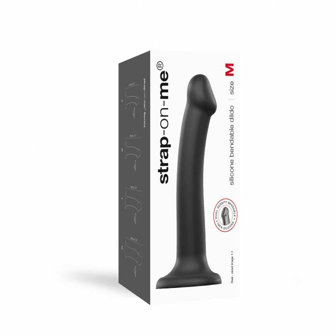 BENDABLE DILDO SCHWARZ GRÖSSE M