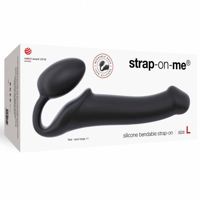 STRAP-ON BENDABLE SCHWARZ GRÖSSE L