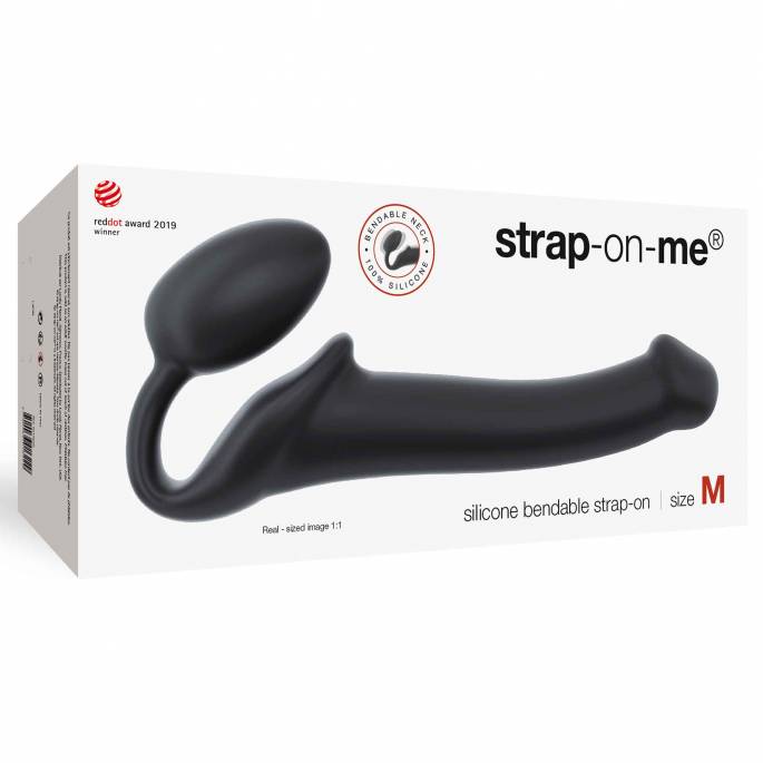 STRAP-ON BENDABLE SCHWARZ GRÖSSE M