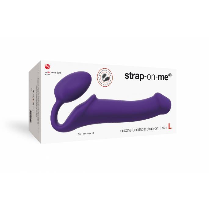 STRAP-ON BENDABLE VIOLETT GRÖSSE L
