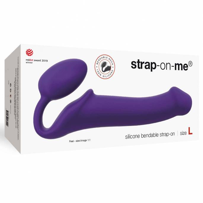 STRAP-ON BENDABLE VIOLETT GRÖSSE L
