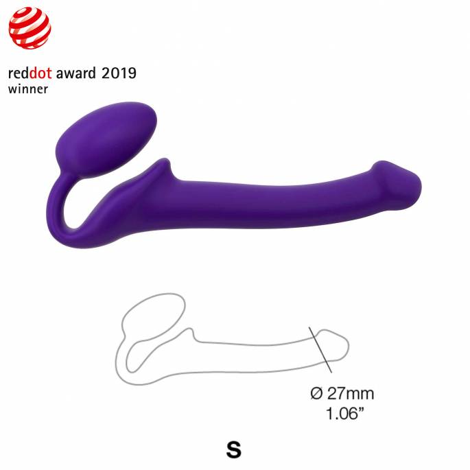 STRAP-ON BENDABLE VIOLET TAILLE S
