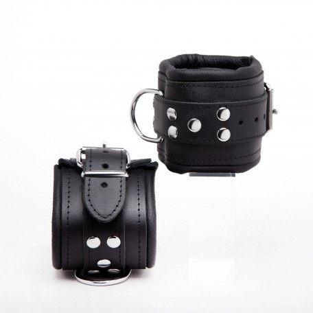 MANETTE IN PELLE NERA