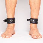 Chevillières cuir noir