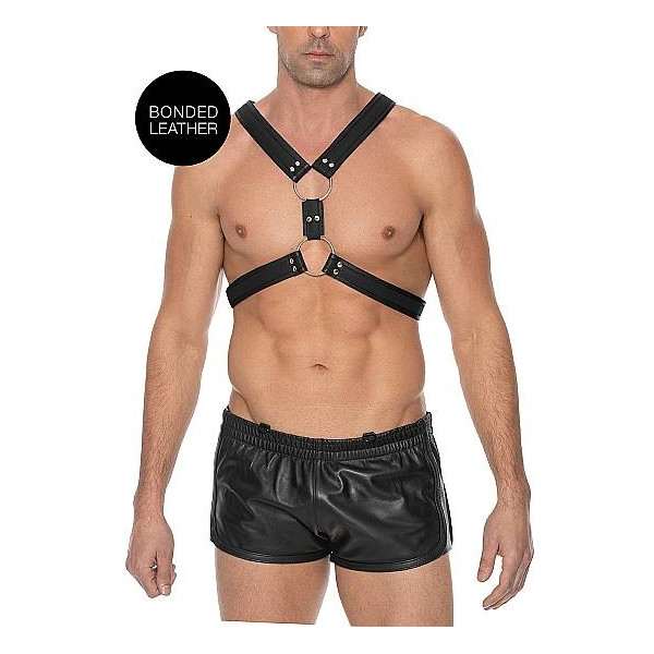 HERRENGESCHIRR SCOTTISH KUNSTLEDER S/M