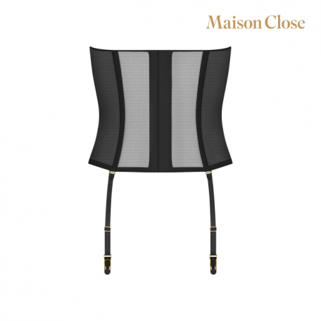 L'AMOUREUSE-CORSET PJ - DAHLIA NOIR