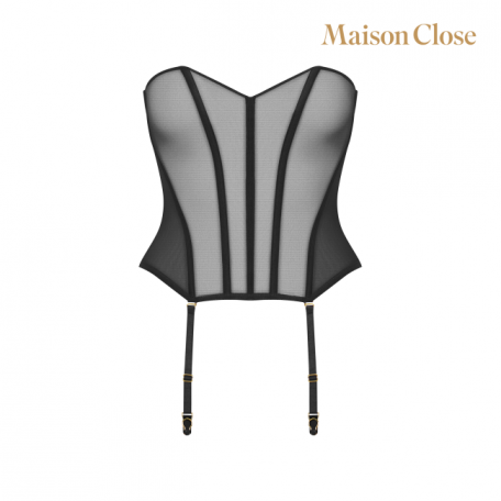 L'AMOUREUSE-CORSET PJ - DAHLIA NOIR