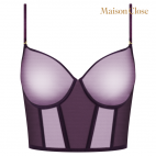 L'AMOUREUSE - BUSTIER - VIOLETTE ORCHIDEE