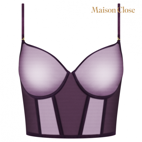 L'AMOUREUSE - BUSTIER - VIOLETTE ORCHIDEE