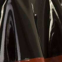 TOP DE LÁTEX "ESPAÑOL" NEGRO Y ROJO