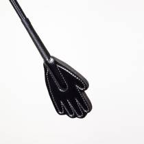 CRAVACHE MAIN CUIR NOIR (48CM)