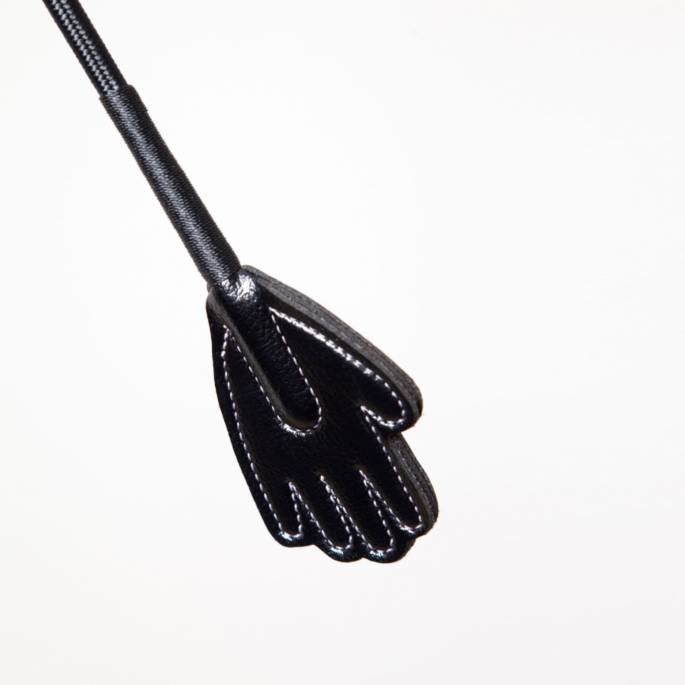 GERTE HAND LEDER SCHWARZ (48CM)