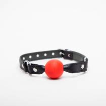 Gagball Rot Leder
