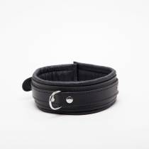 BLACK LEATHER NECKLACE