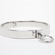 COLLIER LUXE STAINLESS + STRASS (SIZE 16)