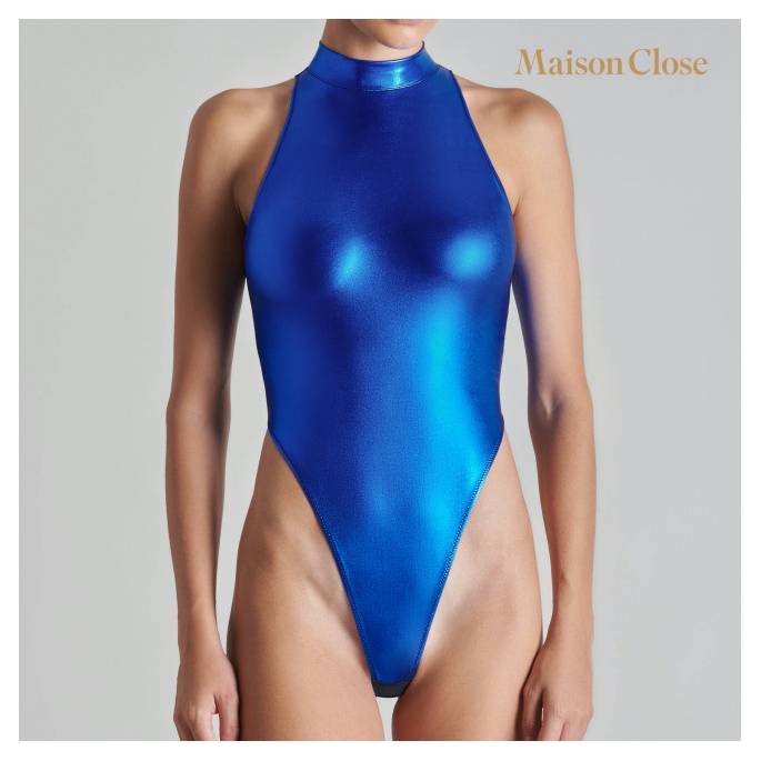 BLUE ANGEL BODY STRING TIEF AUSGESCHNITTEN