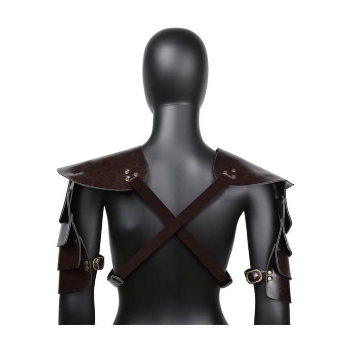 HARNISCH RÜSTUNG VINTAGE KUNSTLEDER