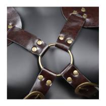 HARNISCH RÜSTUNG VINTAGE KUNSTLEDER