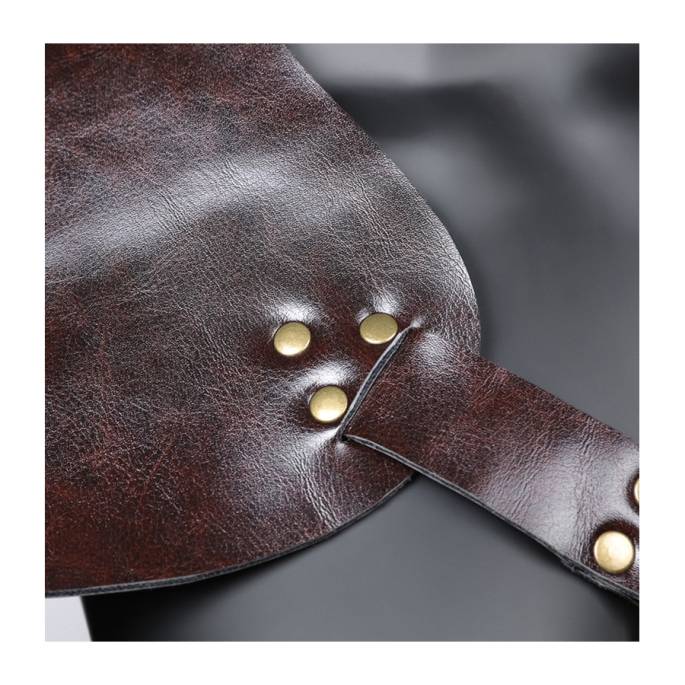 HARNISCH RÜSTUNG VINTAGE KUNSTLEDER