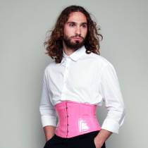 TAILLENGÜRTEL KURZ VINYL ROSA