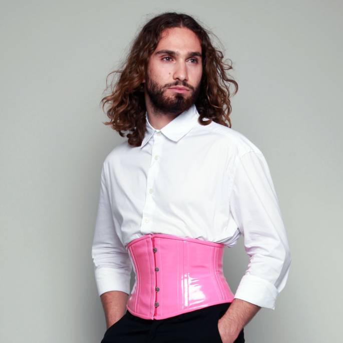 TAILLENGÜRTEL KURZ VINYL ROSA