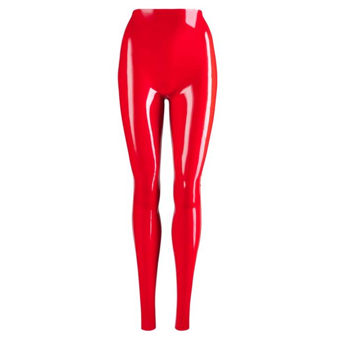 ROTE LATEXLEGGINGS