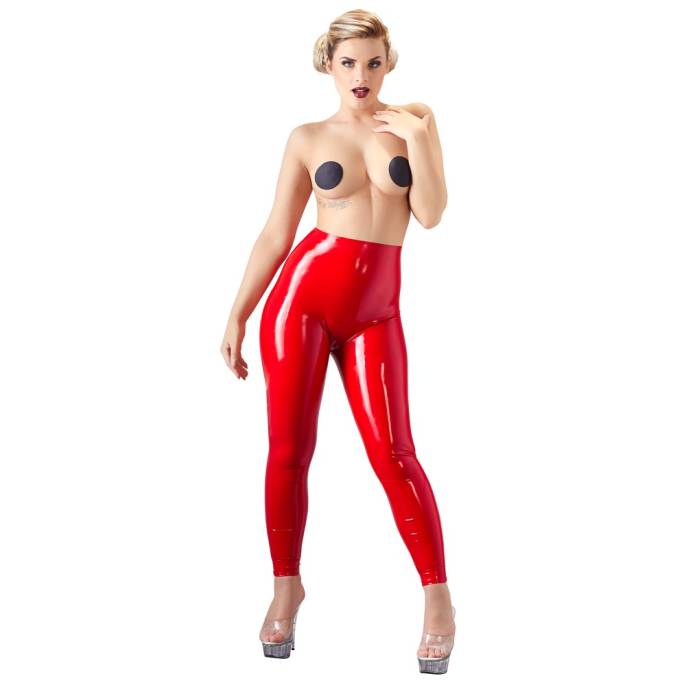 ROTE LATEXLEGGINGS