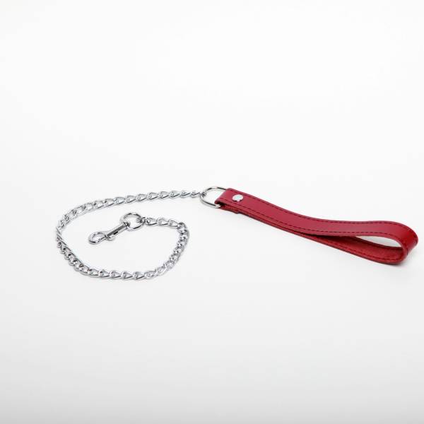 LAISSE BURGUNDY 40CM