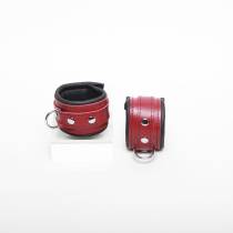 CHEVILLÈRES CUIR BURGUNDY 5CM