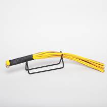 MARTINET 16 LANIERES CUIR JAUNE 45CM