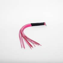 MARTINET 16 LANIERES CUIR ROSE 45CM