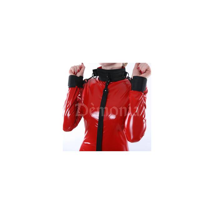 LAISSE + MENOTTES + COLLIER TISSU