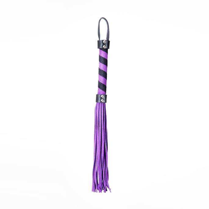 MARTINET DAIM VIOLET ET NOIR