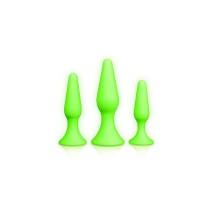 SET 3 PLUGS "GLOW IN THE DARK"