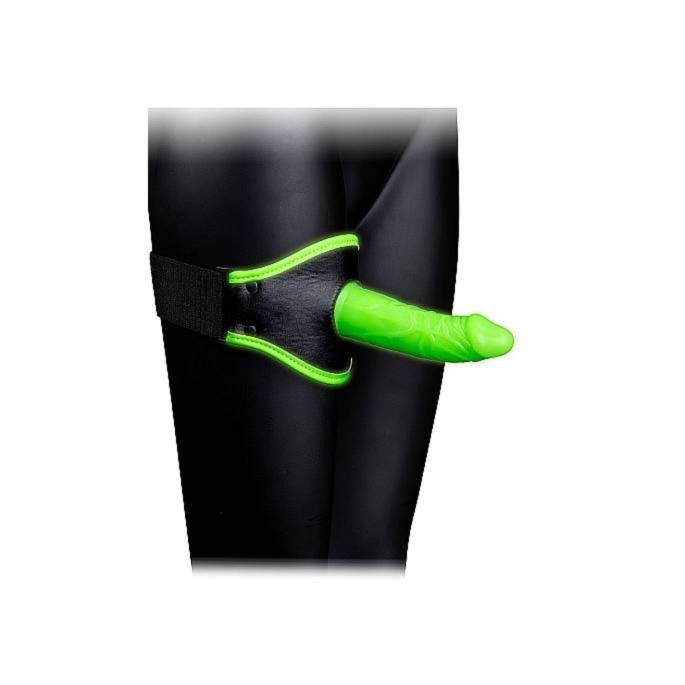 OBERSCHENKELGURT+DILDO "GLOW IN THE DARK"