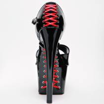 ESCARPINS OUVERTS PLATEFORME CORSET