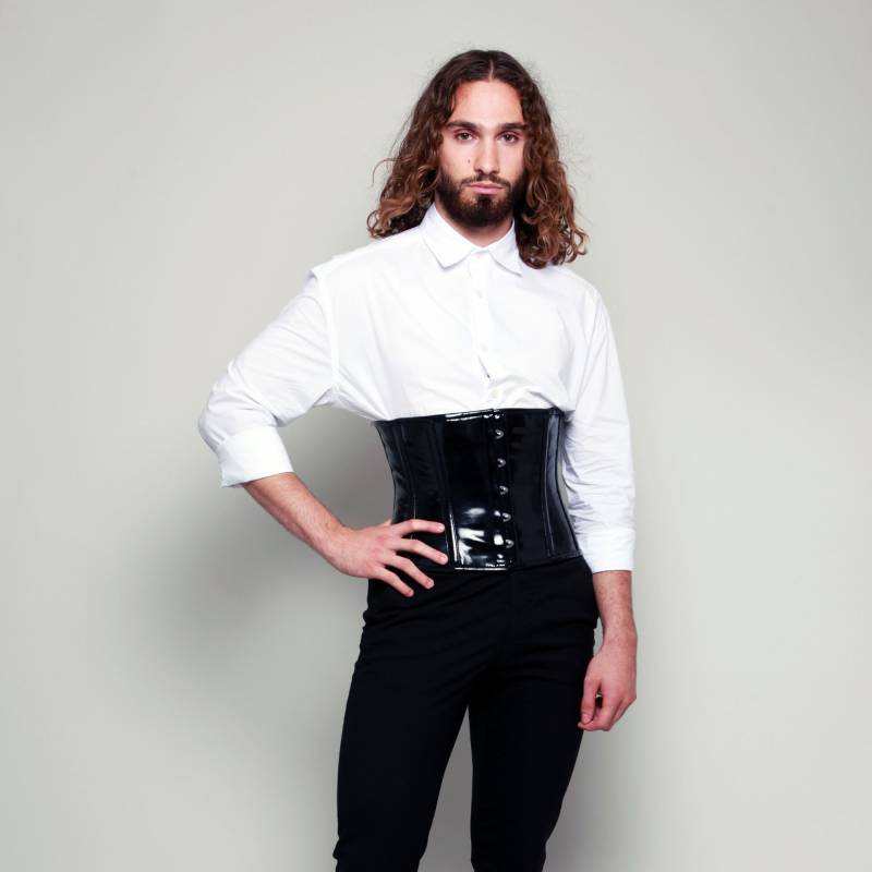 Corset a sales lacet serre taille