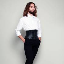 TAILLENZWINGE KURZ LEDER