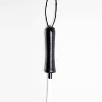 WEISSER BADIN + SCHWARZES HANDGELENK (12 MM - 60 CM)