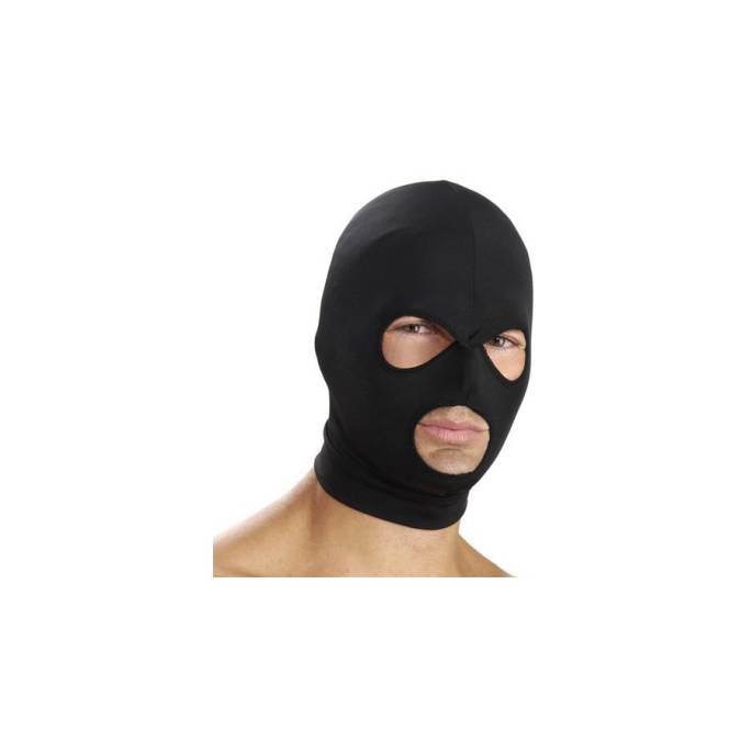 CAGOULE BDSM SPANDEX NOIR