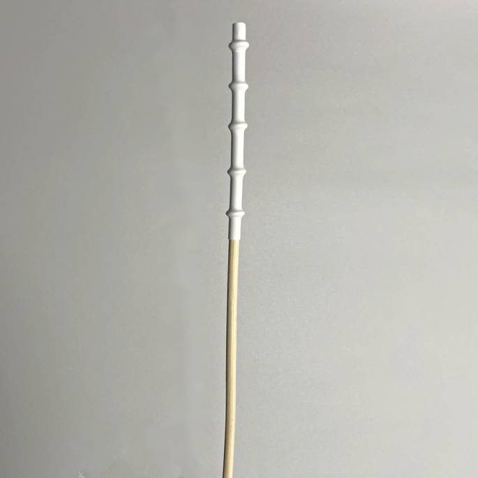 RATTANSTOCK MIT WEISSEM ERGO-GRIFF. 85CM X 8MM