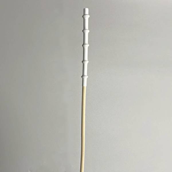 RATTANSTOCK MIT WEISSEM ERGO-GRIFF. 85CM X 8MM