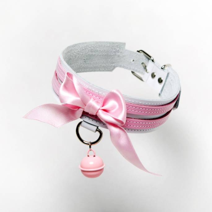 ROSA GLÖCKCHENHALSBAND