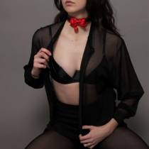 COLLIER GRELOT ROUGE