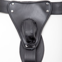CEINTURE CUIR DE CHASTETE HOMME
