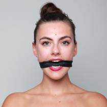 bajonett BDSM Echtleder schwarz