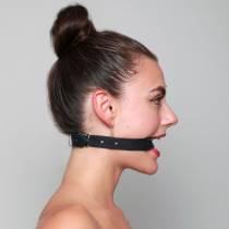 bajonett BDSM Echtleder schwarz